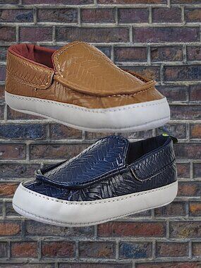 2 NWT First Steps by Stepping Stones Baby Moccasin Loafers Shoes 2 (3–6 Month)